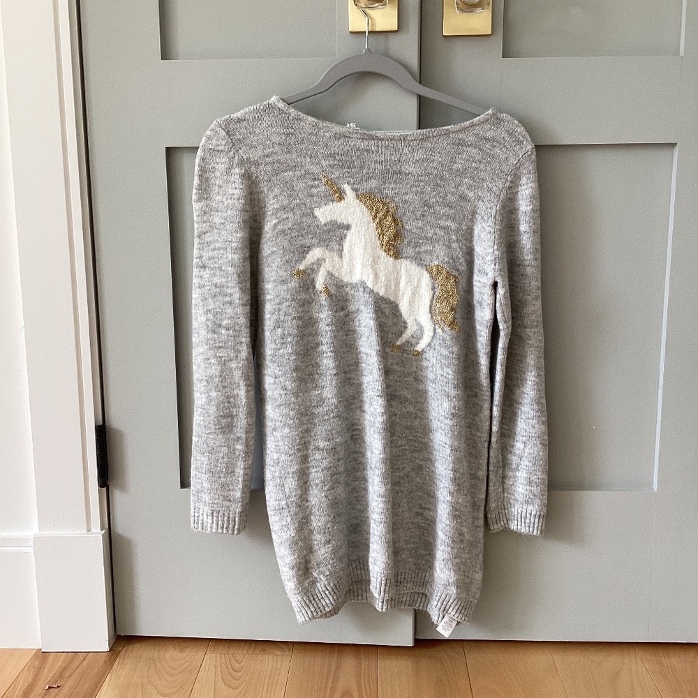 Carters unicorn sweater dress